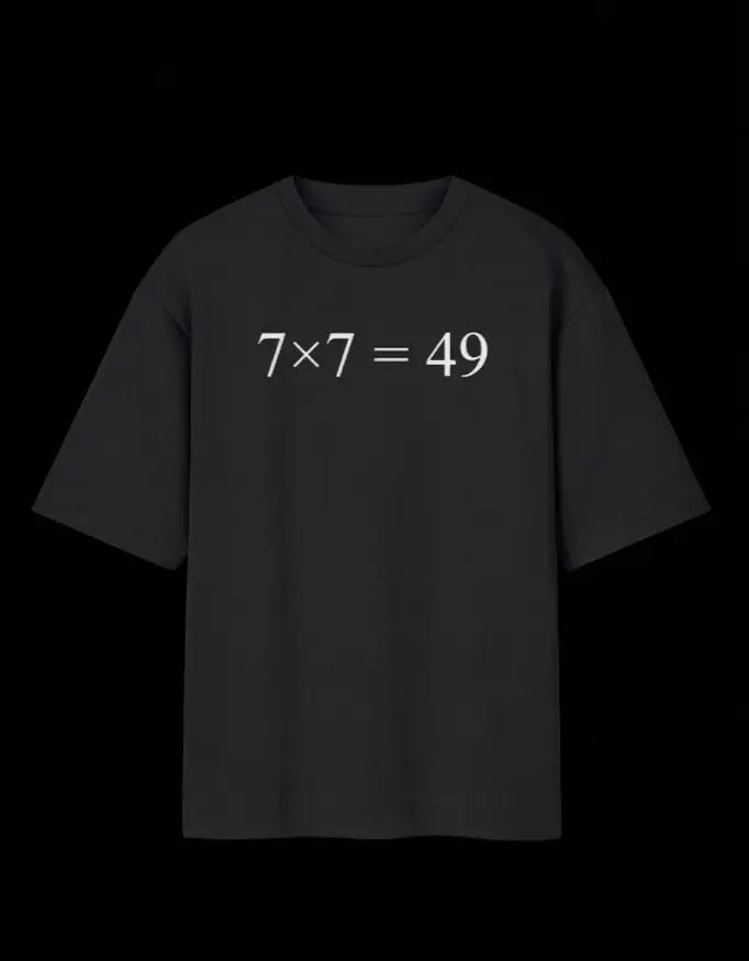 7 × 7 = 49